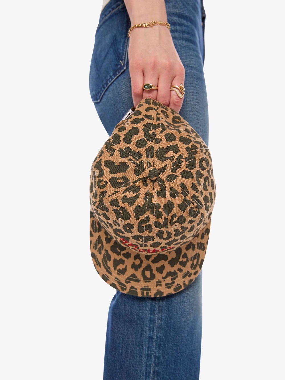 Mother The Hats Off "Meow Meow" Leopard Dad Hat - NWT